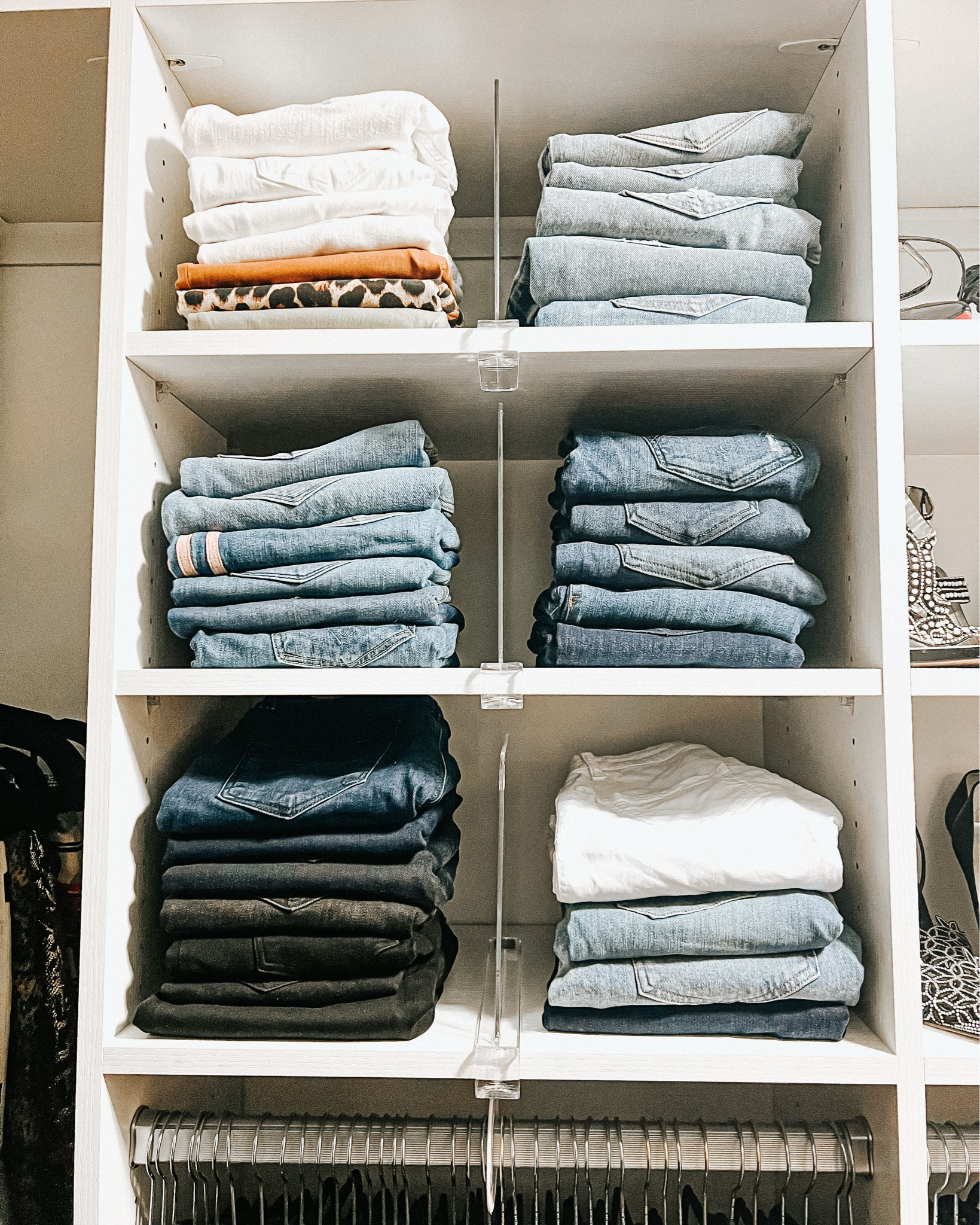 With so many denim styles in rotation these days (bootcut, wide leg, straight, flare) it’s easy to lose track of what you have and what fits your current style. 

That’s why organizing by CATEGORY matters!

Giving each style its own dedicated place not only saves time, it helps you actually wear what you own and reduces buying the same style (or same pair) twice👖!

#LTKHome