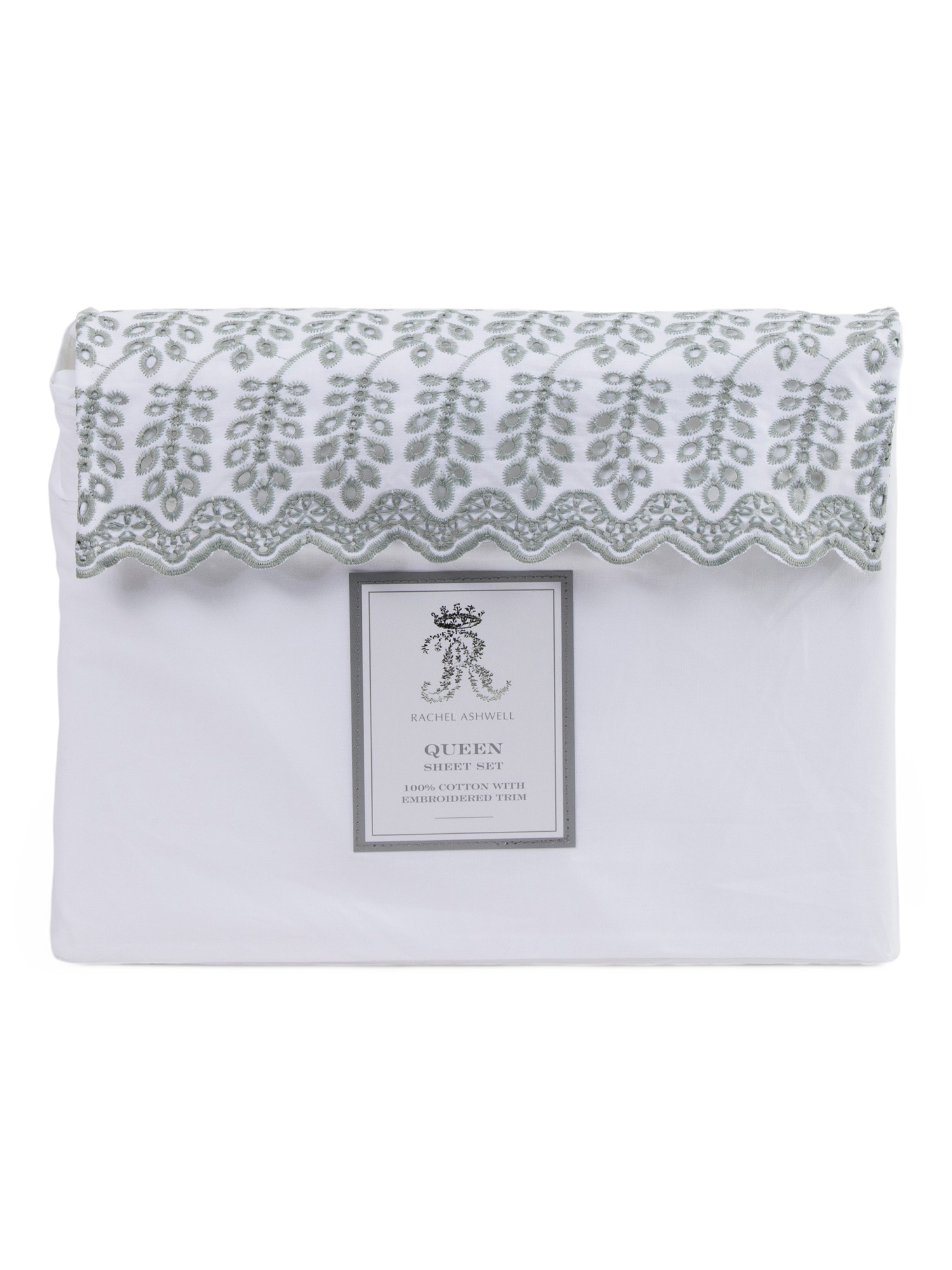 Cotton Eyelet Sheet Set | TJ Maxx