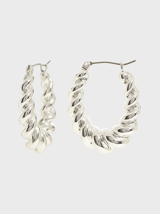 Twisted Hoop Earrings | Banana Republic (US)