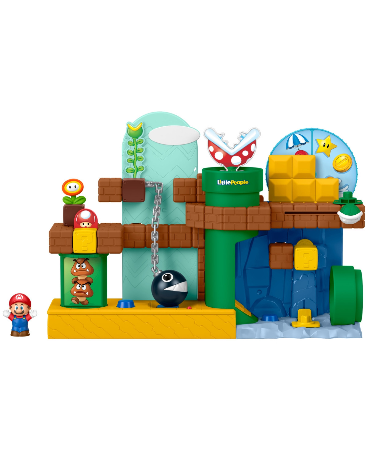 Fisher Price Little People My Mario Adventure Playset, Musical Toddler Toy with 2 Figures - Assorted | Macy's