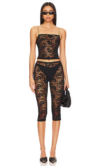 Justine Sheer Capri Set in Black | Revolve Clothing (Global)