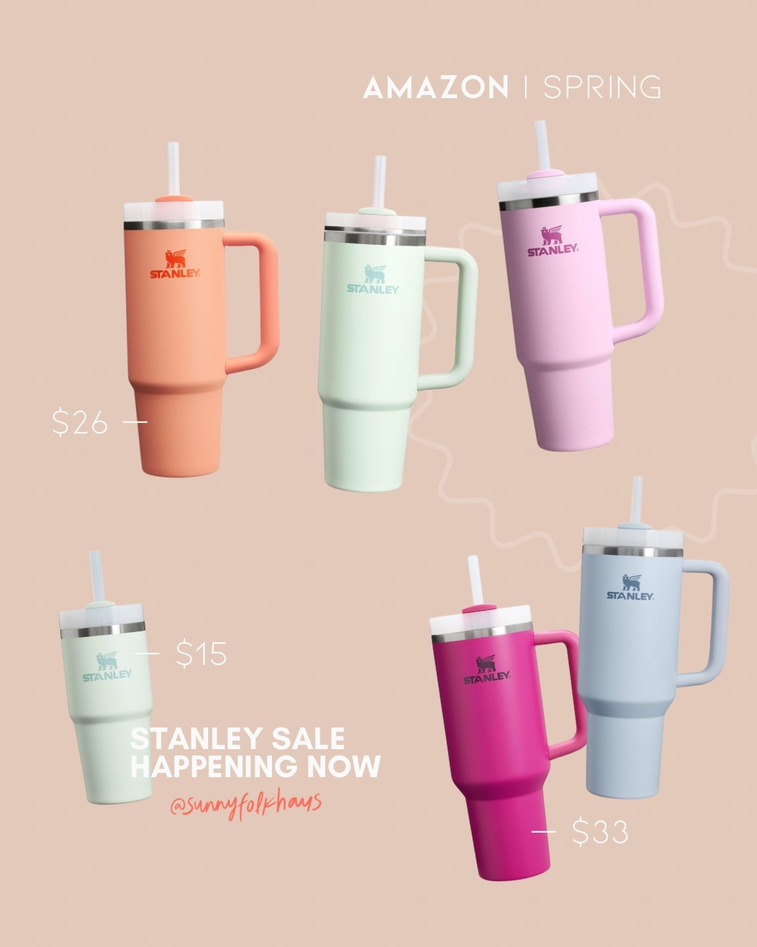 STANLEY TUMBLERS ON SALE NOW! 

#LTKSeasonal #LTKSaleAlert #LTKFindsUnder50