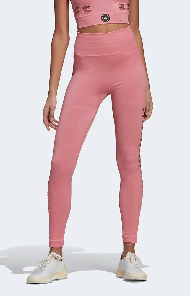 adidas Women's Stella McCartney Truepurpose Yoga Knit Tights, Easy Pink | Amazon (US)