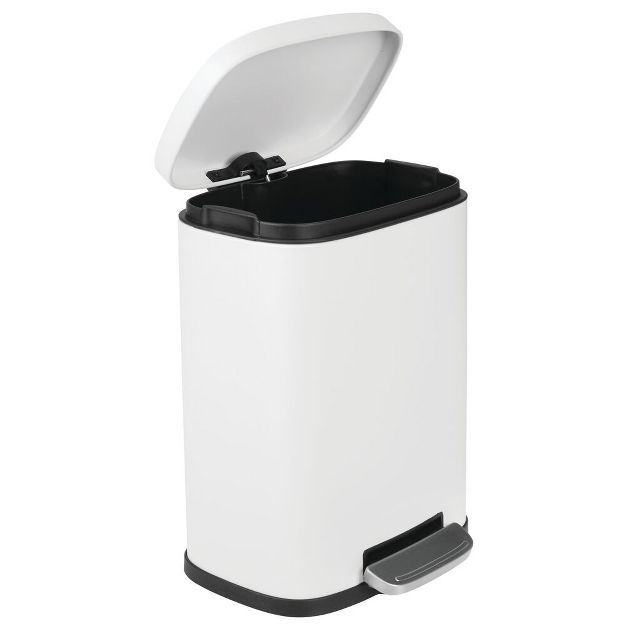 mDesign Step Trash Can, Garbage Bin with Removable Liner Bucket | Target