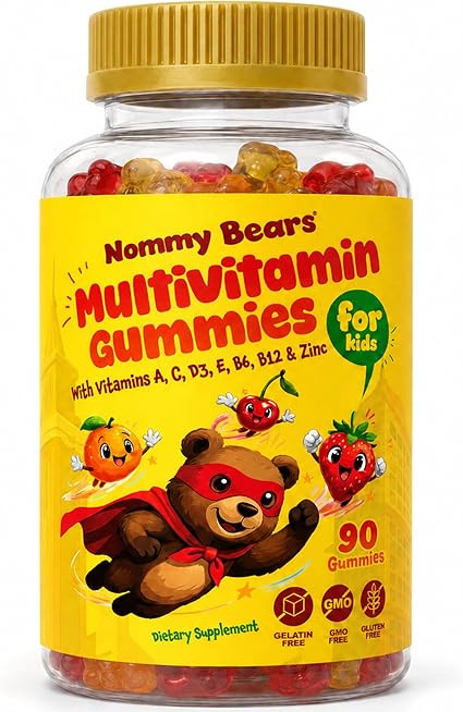 Kids Multivitamin Gummies – 11 Essential Kids Vitamins for Ages 2+, Gelatin-Free, Vegan, Halal,... | Amazon (US)