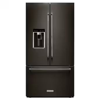 KitchenAid Counter-depth 23.8-cu ft French Door Refrigerator with Ice Maker, Water and Ice Dispen... | Lowe's