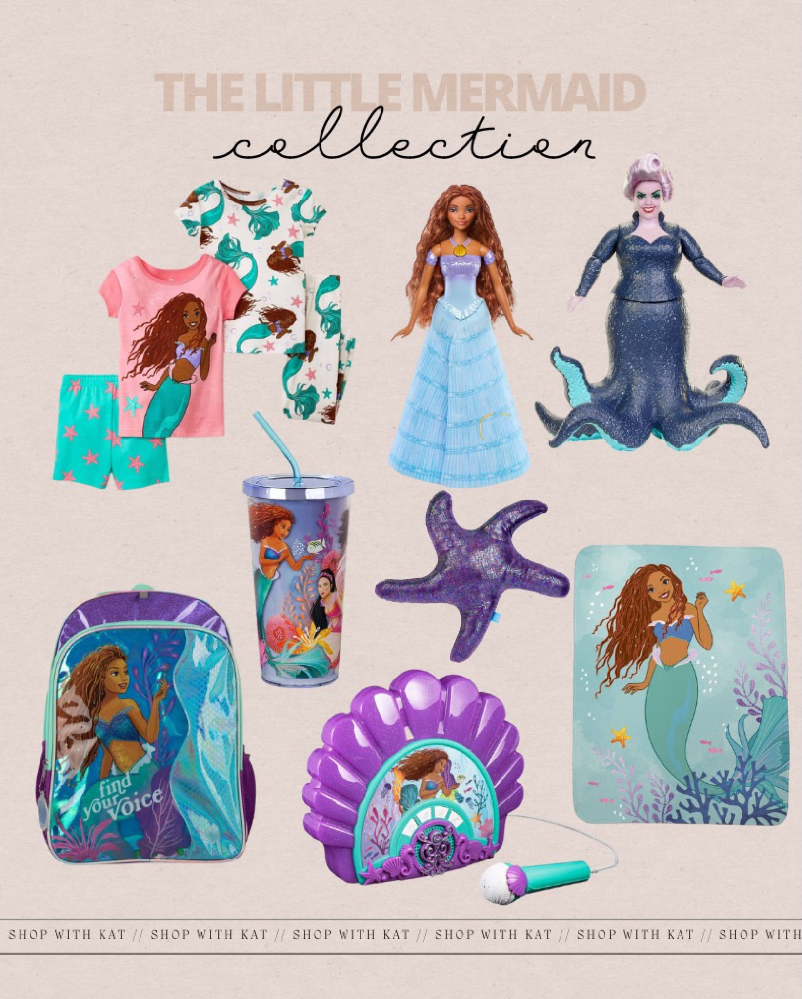 the little mermaid collection is now at Target Disneyland, Ariel, the little mermaid

#LTKkids #LTKstyletip #LTKhome
