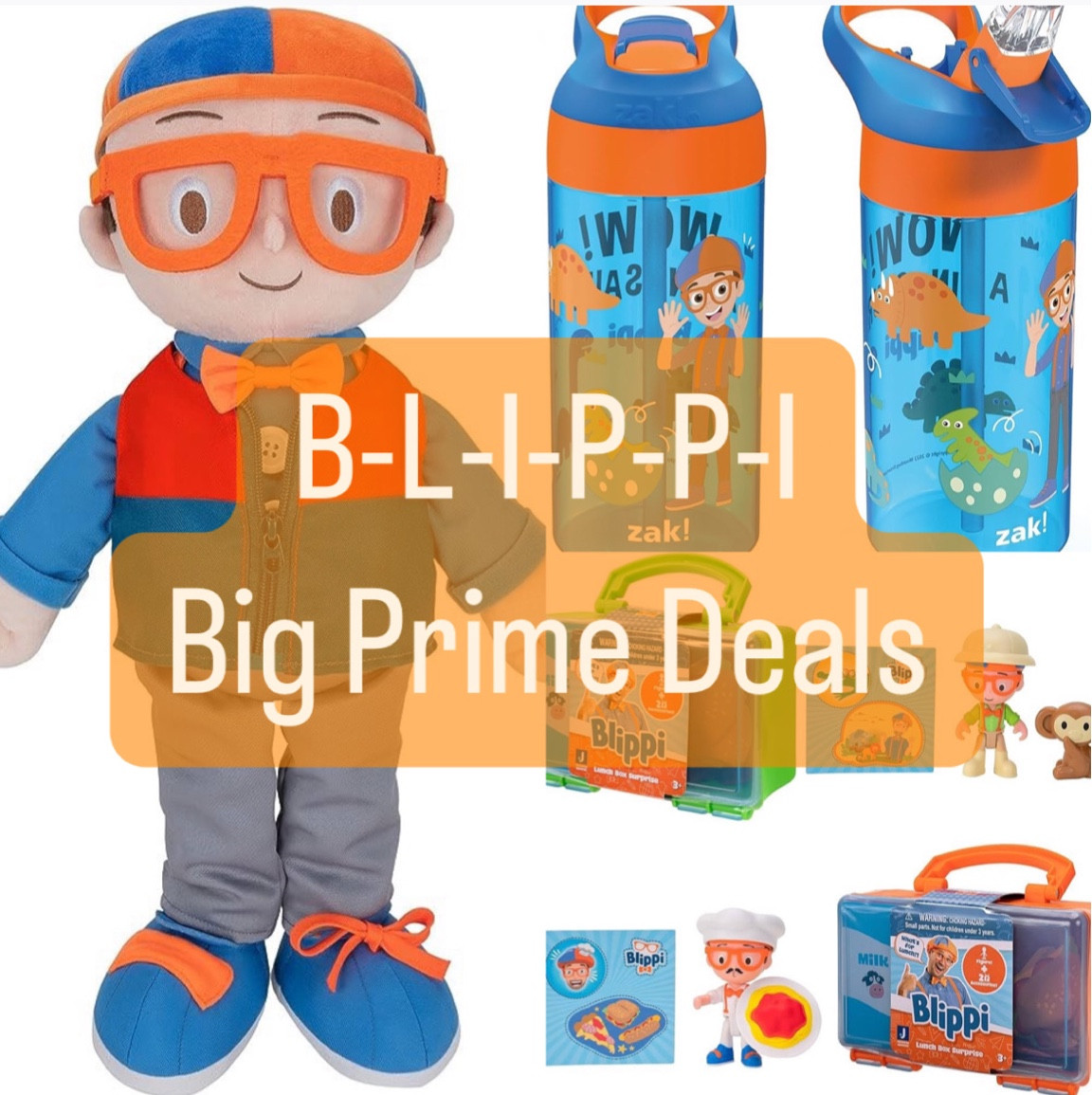 Zak Designs Blippi Kelso Toddler Cups For Travel or At Home, 15oz