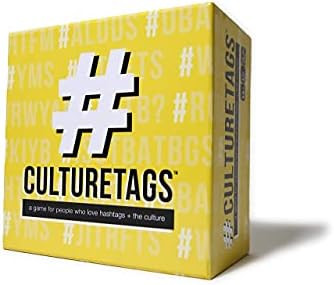 CultureTags - A Game for People Who Love Hashtags + The Culture | Party Game Set for Family Fun or V | Amazon (US)