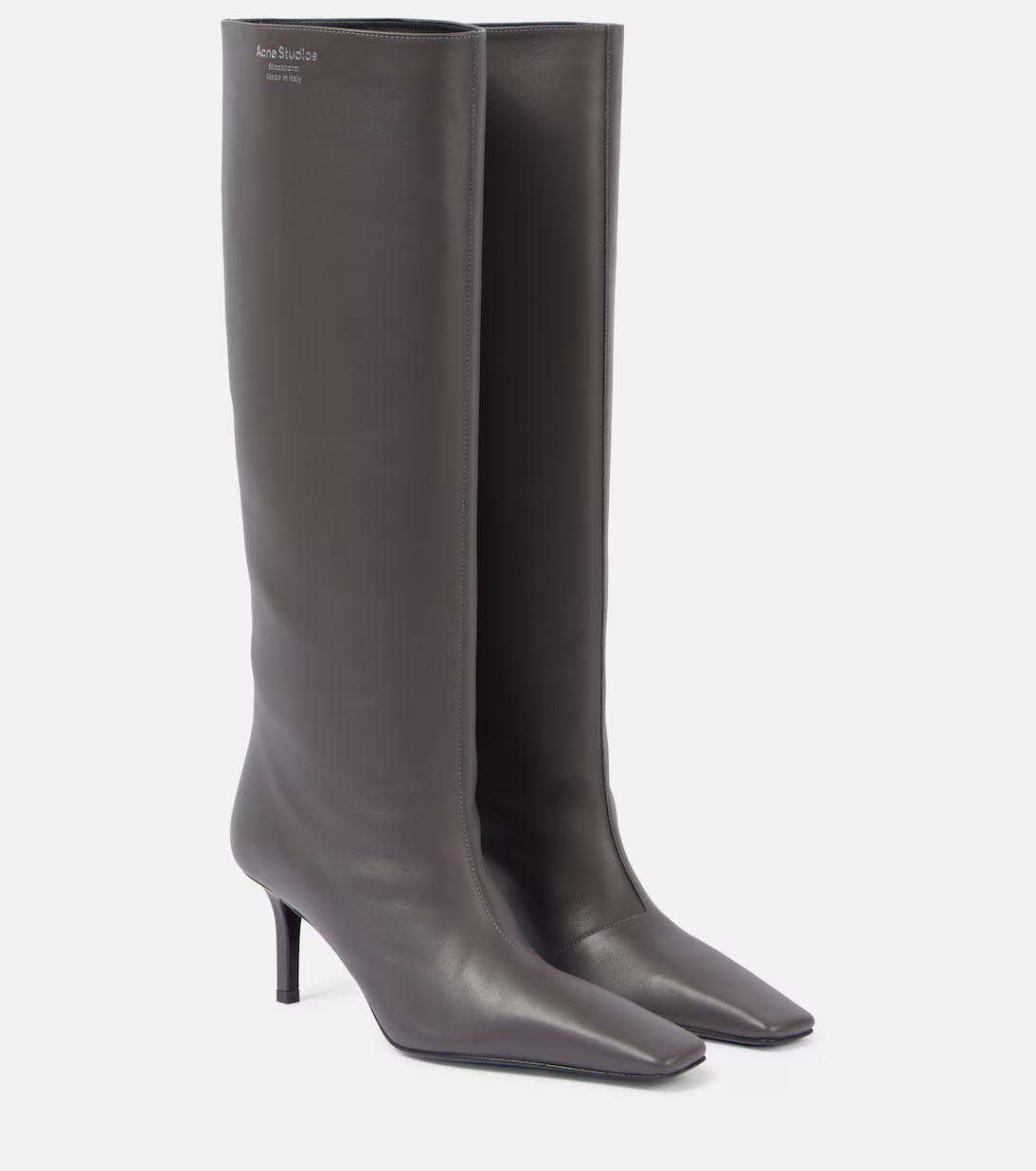 Leather knee-high boots | Mytheresa (UK)