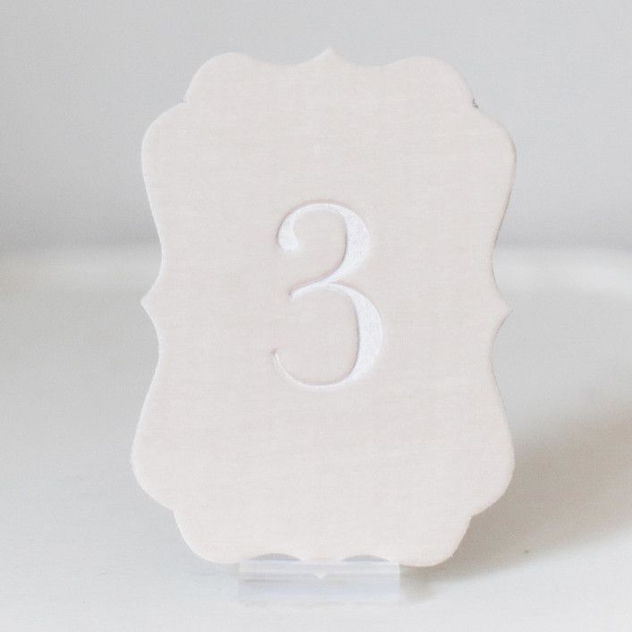Scroll Table Number - Blush | Minted