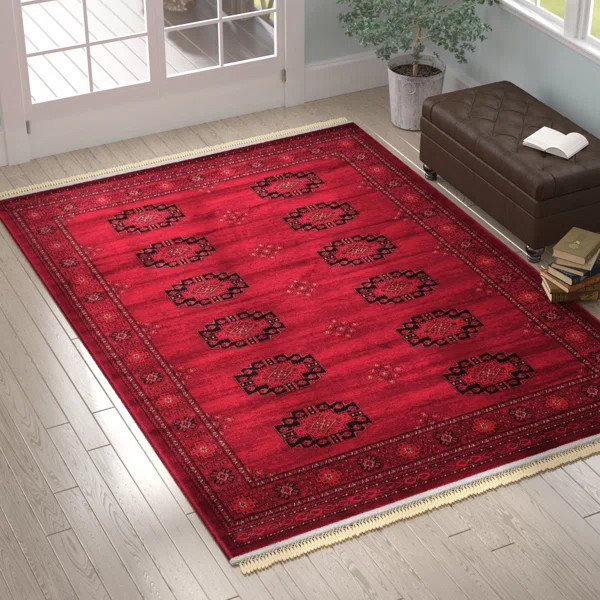 Kowloon Oriental Red Area Rug | Wayfair North America