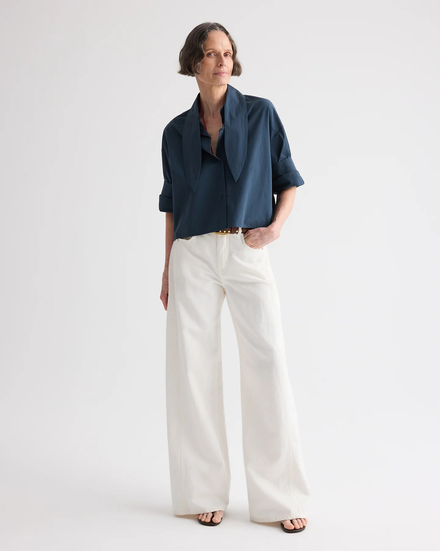 Tie One On Shirt in Cotton Poplin | TWP
