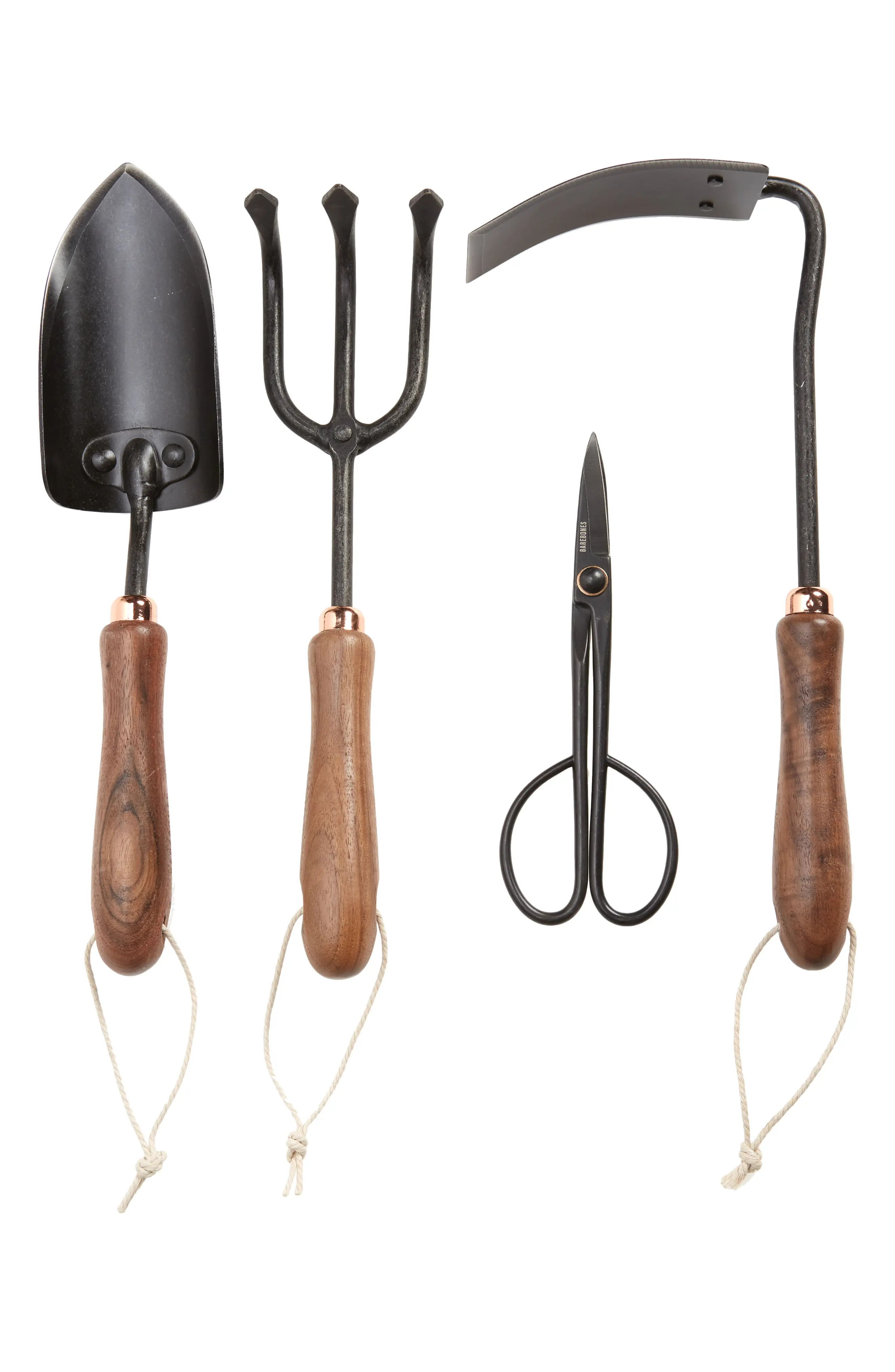 Goodee X Barebones Set Of 4 Gardening Tools, Size One Size - Brown | Nordstrom
