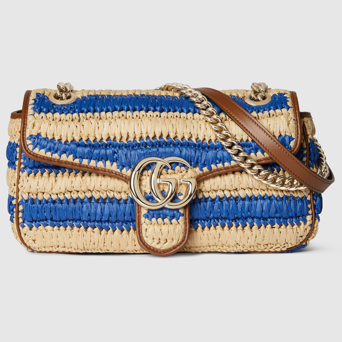 Gucci - GG Marmont woven medium shoulder bag | Gucci (US)