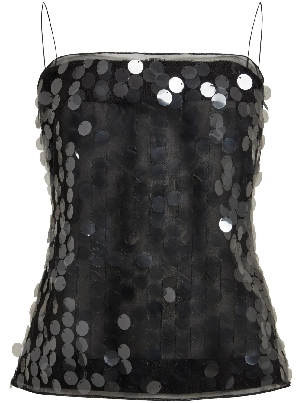 16Arlington Suero sequin-embellished Top | Black | FARFETCH UK | Farfetch Global