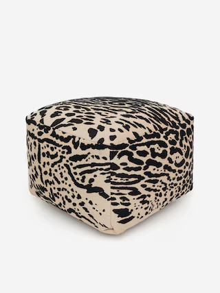 Cotton-Wool Pouffe – Beige/Black – Homeware – ARKET GB | Arket UK