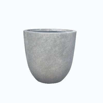 Rosemead Home & Garden, Inc.14" Wide Kante Lightweight Modern Concrete Outdoor Planter Pot Natural Concrete | Target