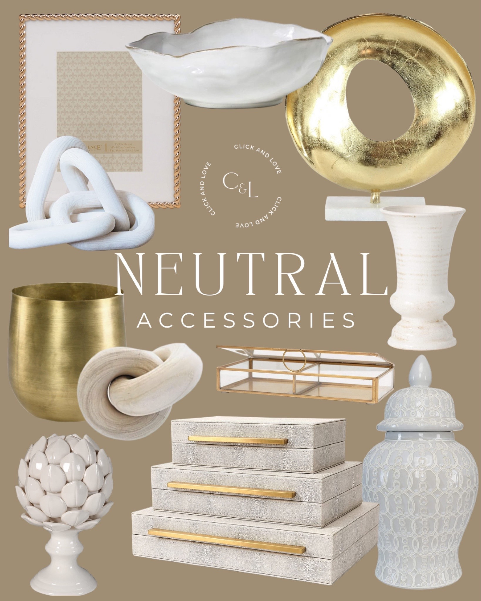 Neutral accessories are great transition pieces and they match every room ✨

Amazon, Amazon home, amazon home decor, amazon accessories, Home decor, Coffee table decor, book case decor, brass accents, vase, jar, modern home decor, traditional home decor, white vase, neutral home decor, traditional home, gold accents, gold accessories, decorative accessories, decorative box, accessories under 50, shelf decor, bedroom, living room, dining room, entryway #amazon #amazonhome




#LTKsalealert #LTKhome #LTKstyletip