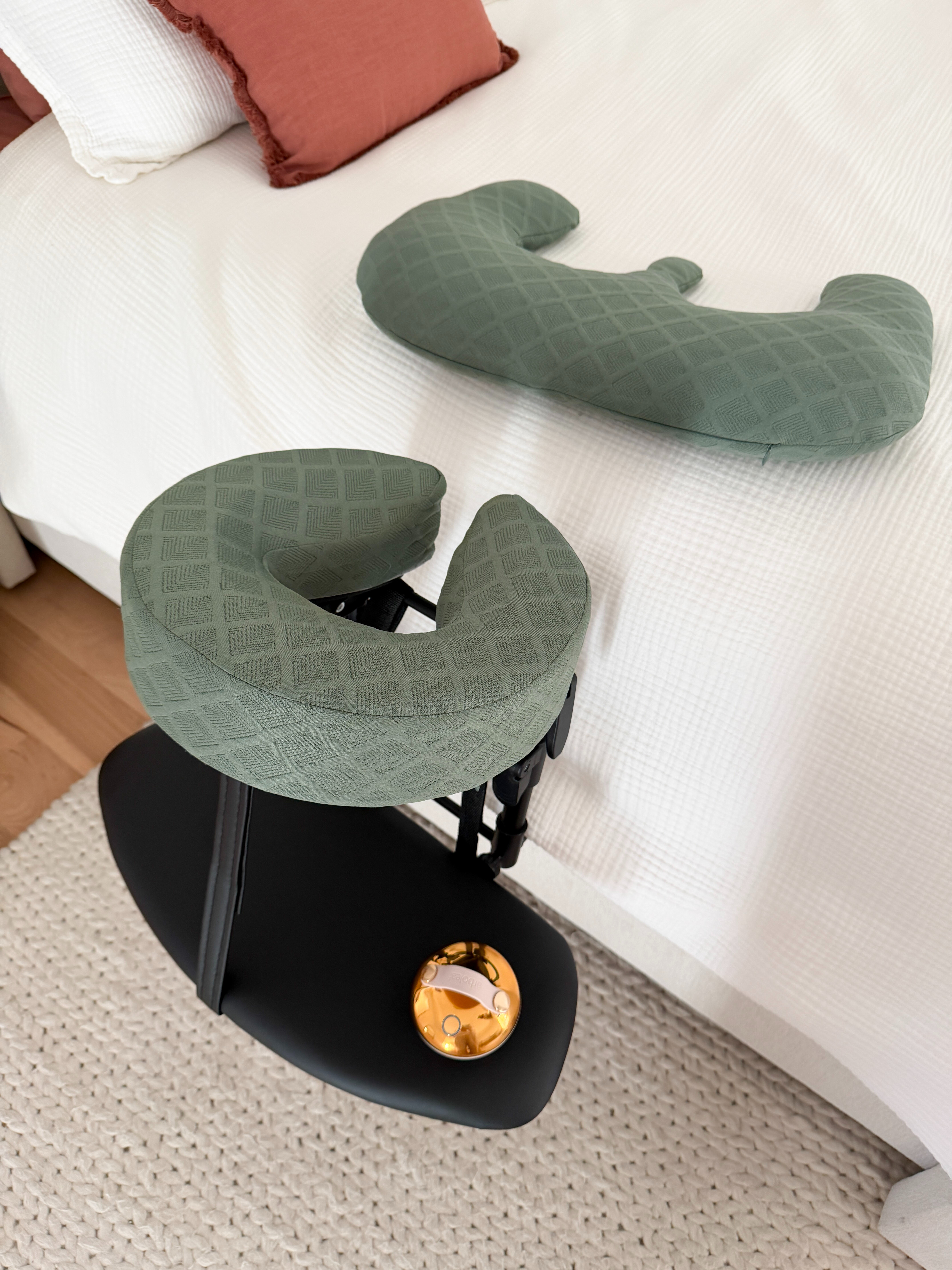The cozy upgrade your massage setup needs ✨ This bed headrest and face cradle gives you a comfy spot to rest your head while lying face down, making massages and at-home relaxation feel a little more luxurious.
 

 #LTKselfcare #LTKHome #LTKBeauty