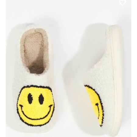 Smiley slippers 

#LTKfamily #LTKSeasonal #LTKhome