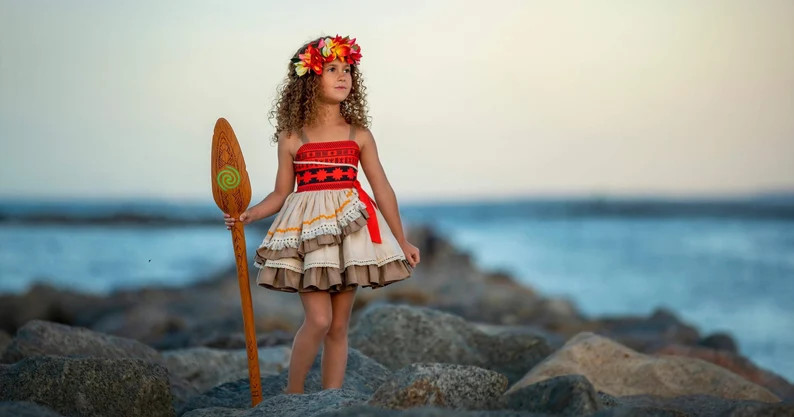 Moana Dress, Moana Costume, Moana Halloween Costume, Moana Princess, Moana Birthday, Polynesian P... | Etsy (US)
