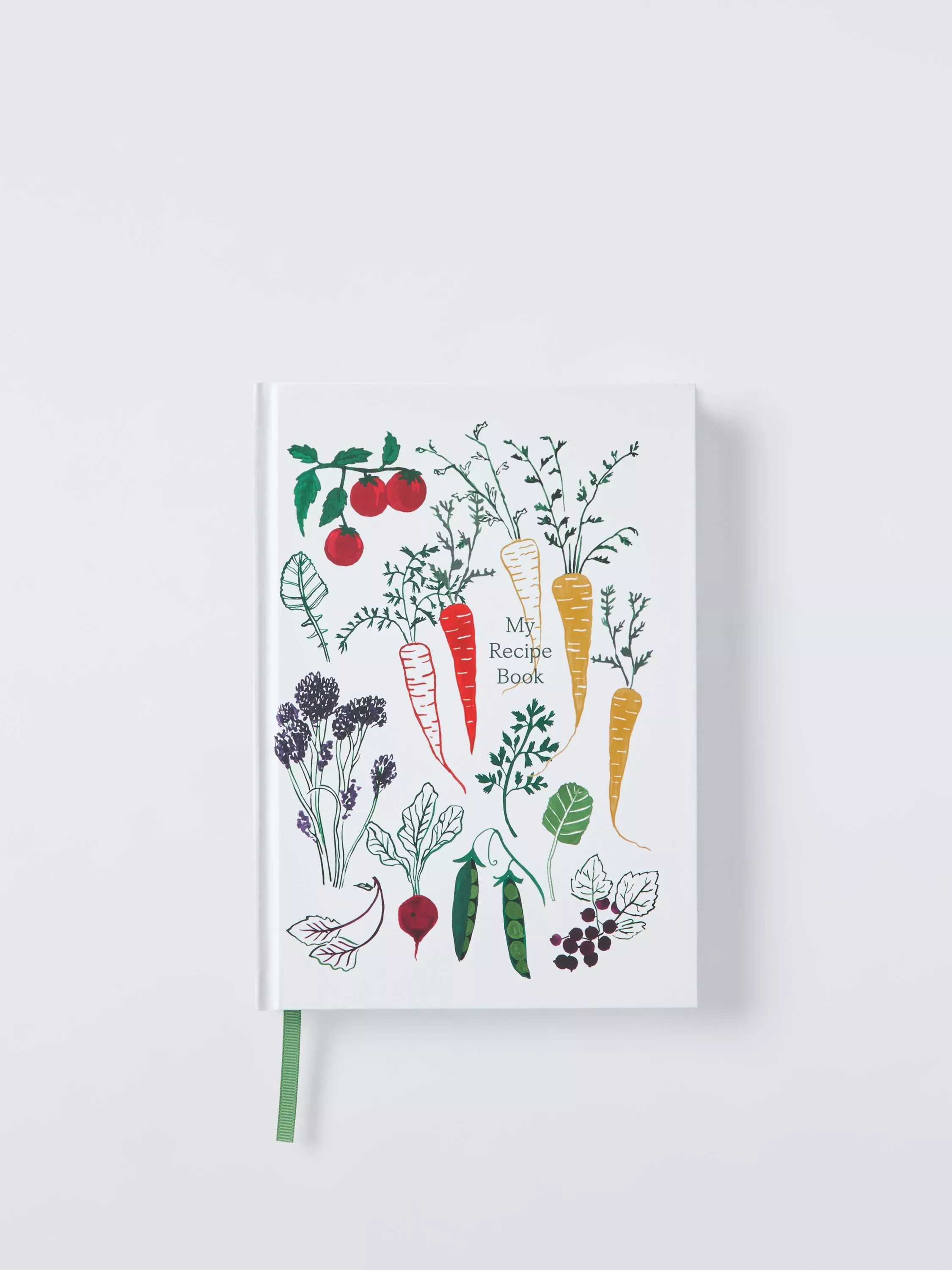 John Lewis X Deliciously Ella Vegetable Blank Recipe Book, Green | John Lewis (UK)