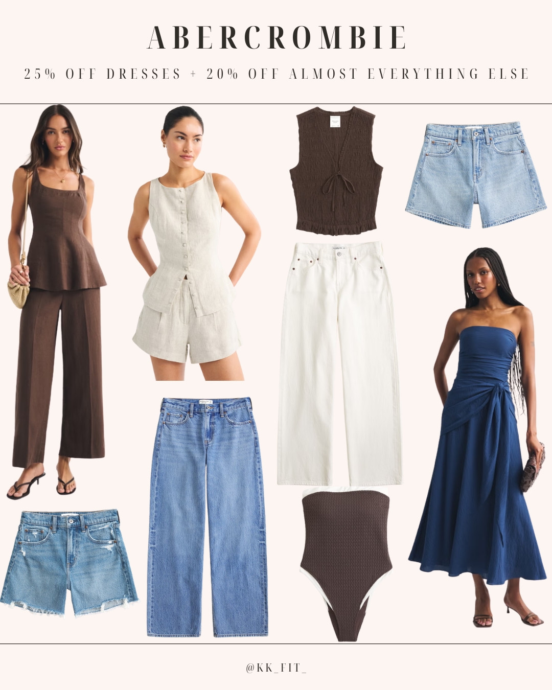 Use the stackable code AFLTK to save! Abercrombie is offering 25% off dresses and 20% almost everything else! 

Stock up on summer pieces before they sell out. Here are our favorites! 😍

#LTKxAbercrombie #LTKootd #LTKSaleAlert