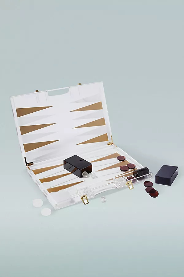 Sunnylife Lucite Backgammon Set | Anthropologie (UK)