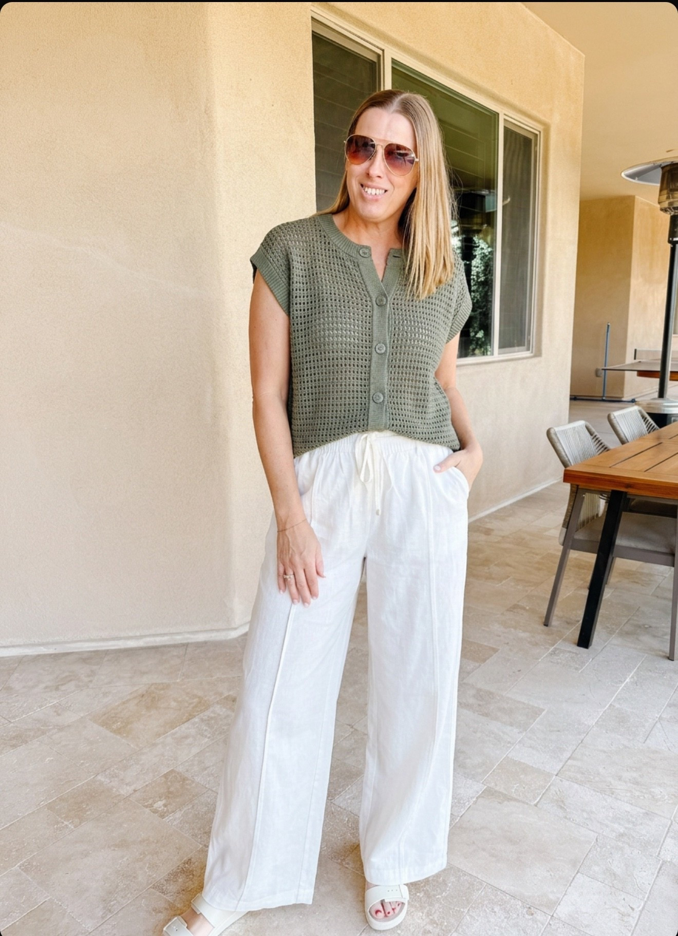 Elevated Casual weekend look

White pants outfit, casual outfit, effortless look, spring sweater, spring outfit


#LTKSeasonal #LTKOver40 #LTKTravel