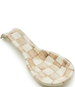 MacKenzie-Childs Check Enamel Spoon Rest | Dillard's | Dillard's