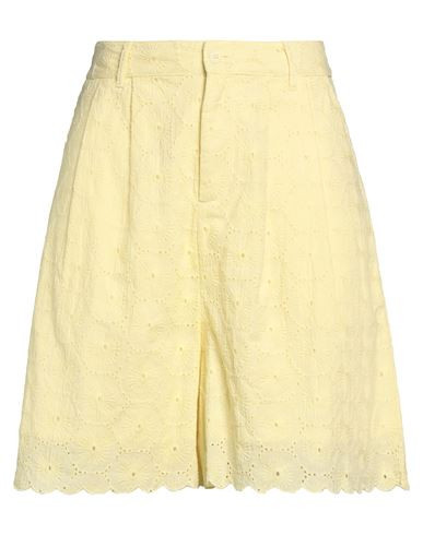 Princesse Lodo Woman Shorts & Bermuda Shorts Yellow Size M Cotton | YOOX (US)