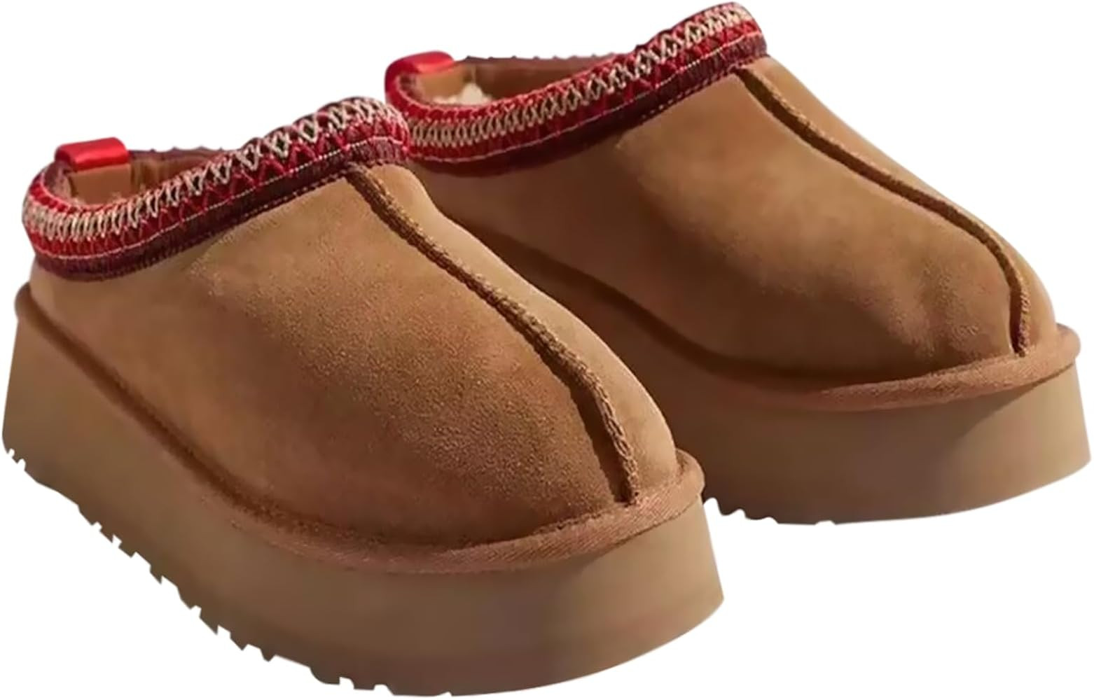 Womens Slipper Platform Mini Boots Short Ankle Boot Fur Fleece Suede Warm Lined Sneakers Indoor O... | Amazon (US)