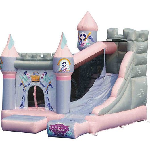 Princess Enchanted Castle With Slide Bounce House | Maisonette