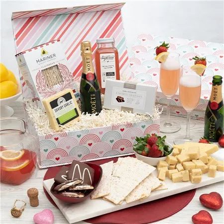 With Love Moet Champagne Gift Box | GourmetGiftBaskets.com