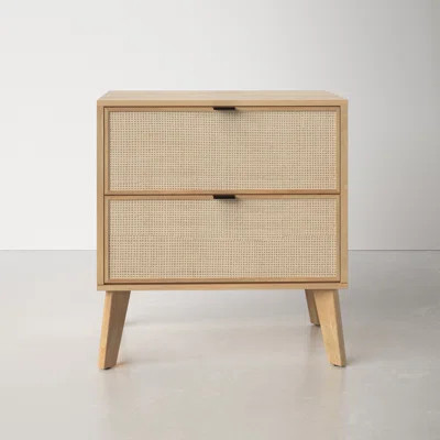 Amani Natural Cane Nightstand | Wayfair North America