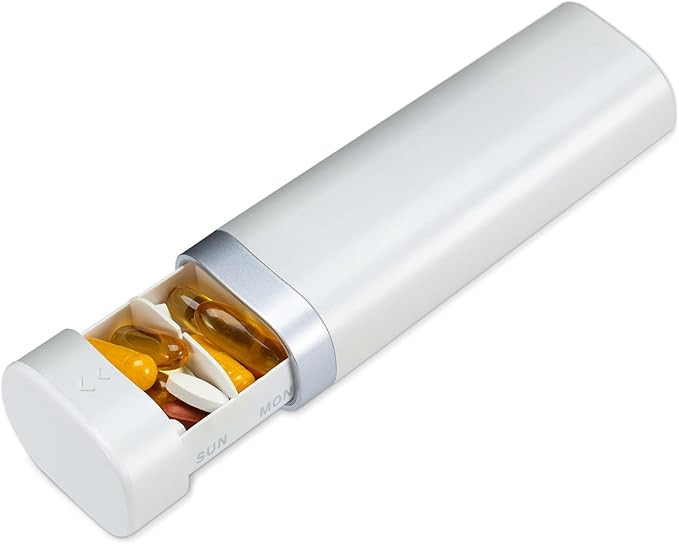 Pill Organizer 7 Day, Betife Daily Pill Box, Weekly Travel Pill Case, Cute Pill Holder to Hold Vi... | Amazon (US)