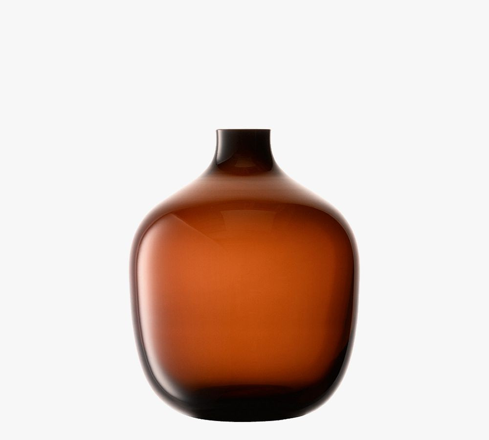 Lukas Amber Brown Vase | Pottery Barn (US)