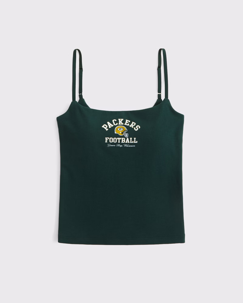 Abercrombie & Fitch Women's Green Bay Packers Bra-Free 90s Cami in Dark Green - Packers - Size XXS | Abercrombie & Fitch (US)