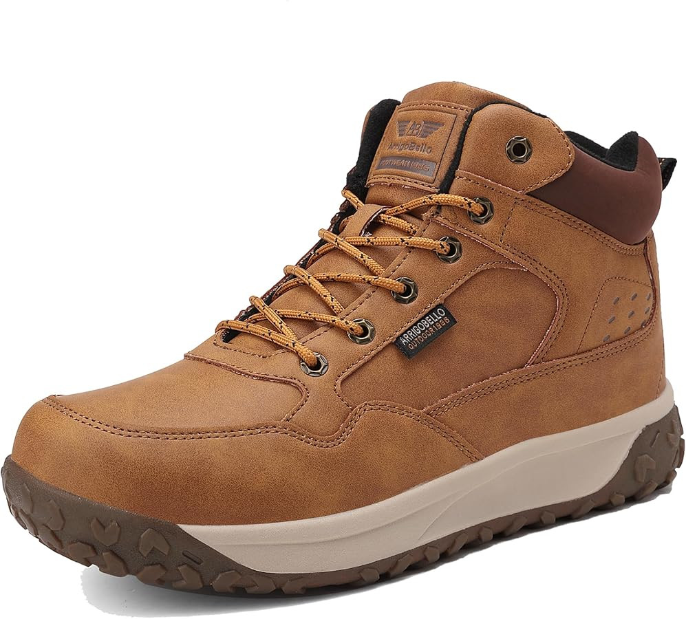 ARRIGO BELLO Mens Snow Boots Warm Fur Lined Hiking Boot for Men Winter Anti Slip Outdoor Trekking... | Amazon (US)