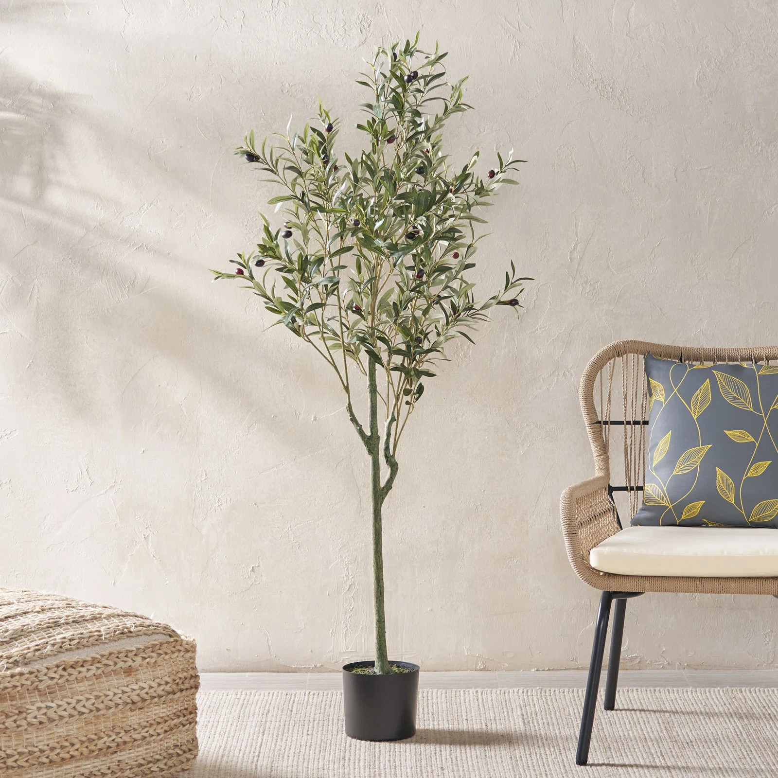 Primrue Aarav Artificial Olive Tree in Pot & Reviews | Wayfair | Wayfair North America