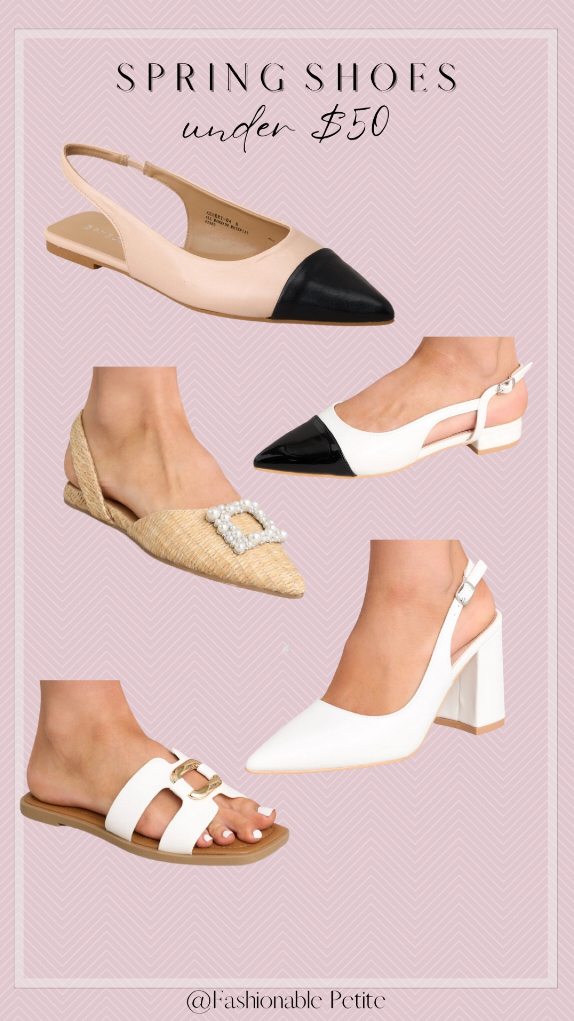 Spring shoes under $50!

Flats. Sling backs. Sandals. Women’s shoes. Cap toe. 

#LTKshoecrush #LTKfindsunder50