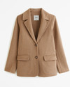 Click for more info about Double-Cloth Wool-Blend Blazer Coat