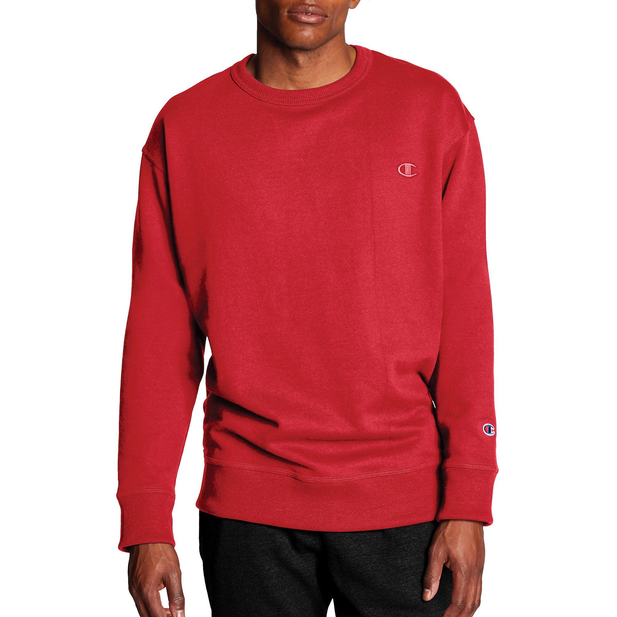 Champion Men's Powerblend Fleece Crew Sweatshirt, up to Size 4XL | Walmart (US)