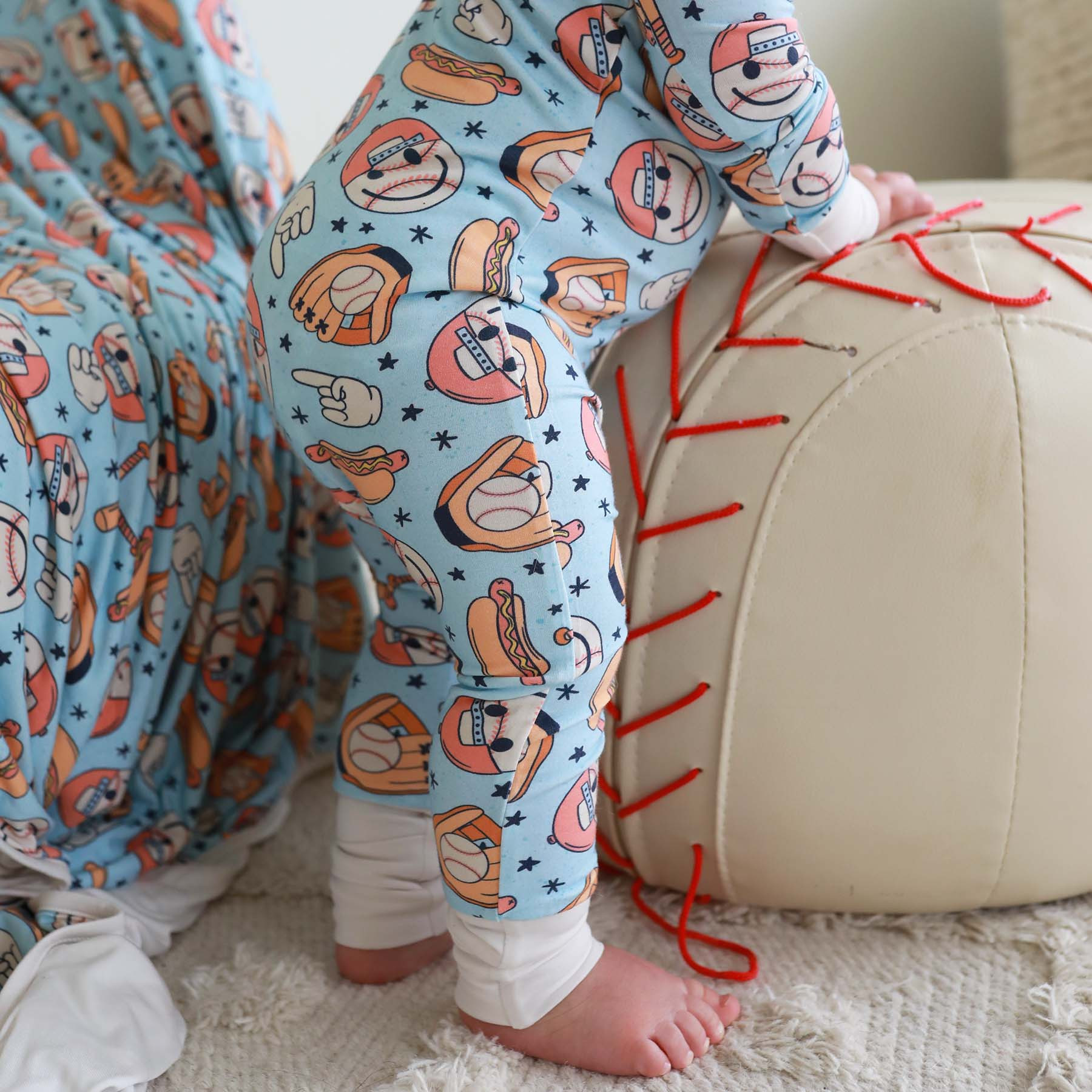 Home Run Convertible Zip Romper | Caden Lane