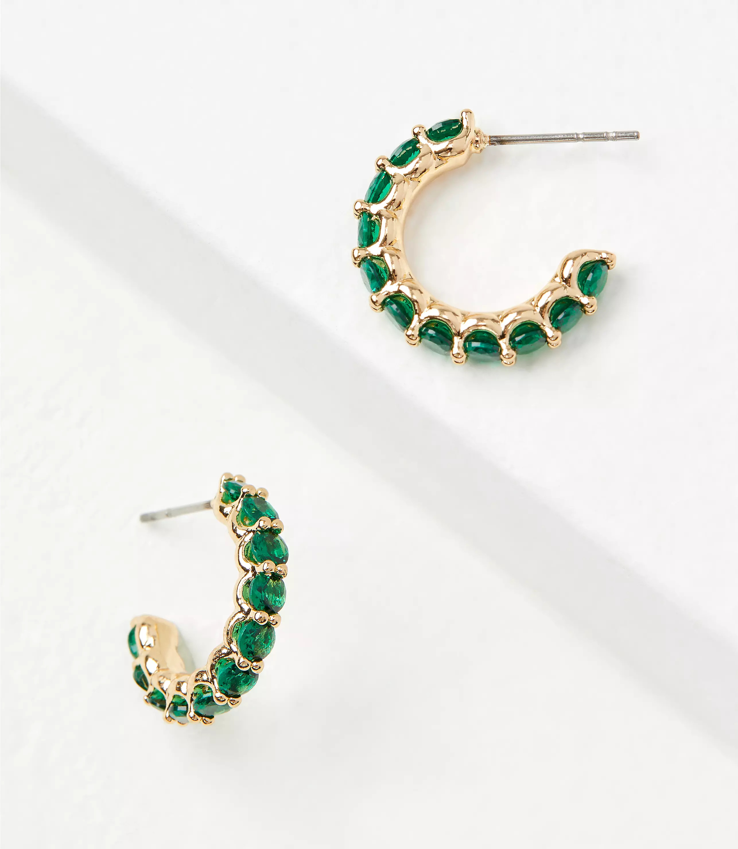 Crystal Huggie Earrings | LOFT