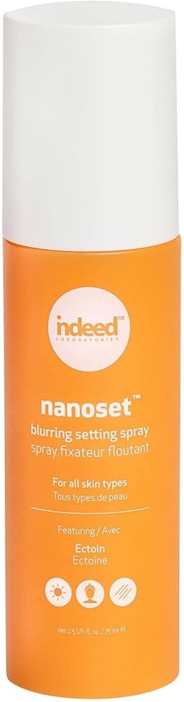 Indeed Labs Nanoset Blurring Setting Spray - Made With Ectoin - Lightweight, Long Lasting, Mattif... | Amazon (US)