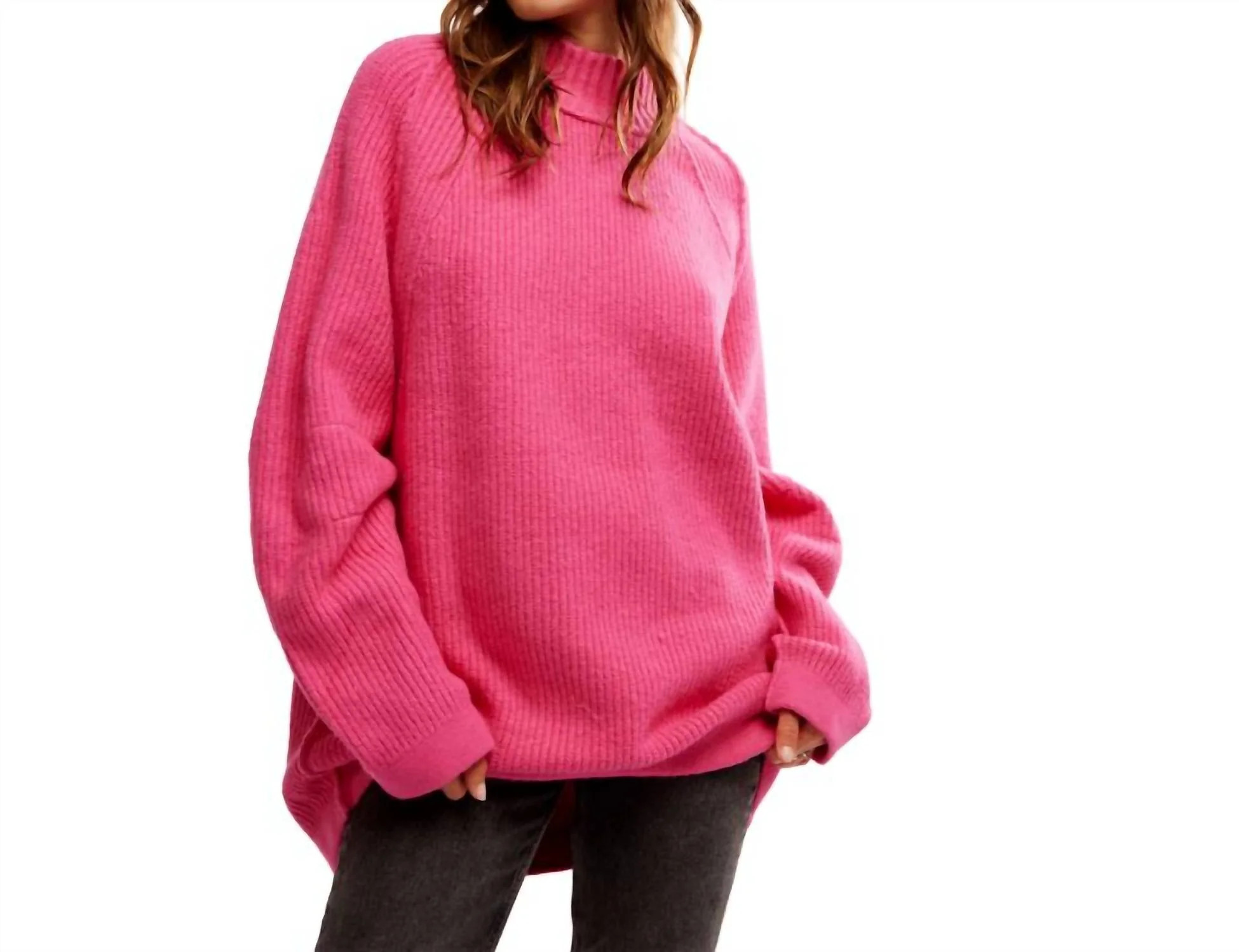 Sunbeam Sweater In Hot Pink | Shop Simon