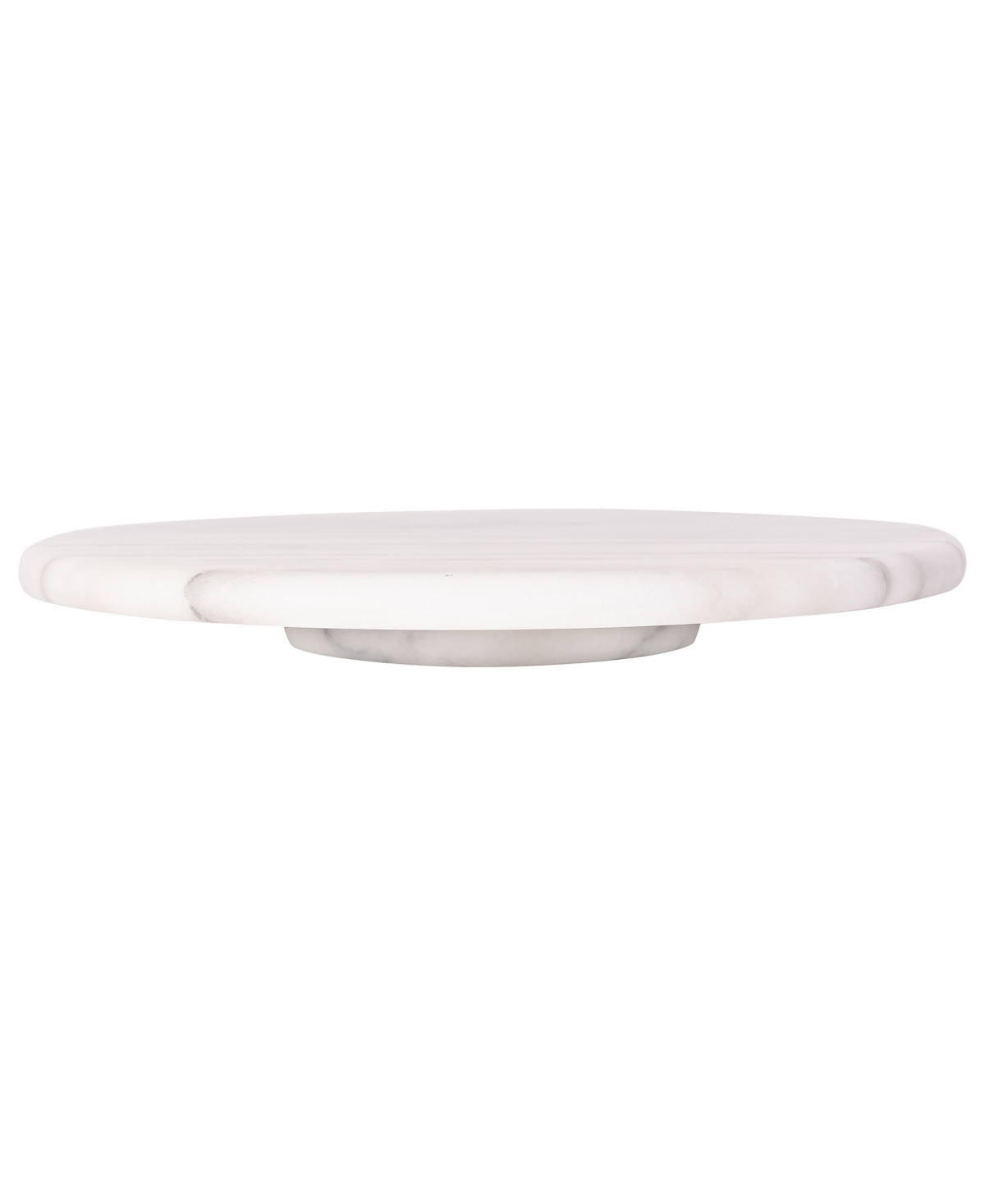 Artifacts Trading Company Marble Lazy Susan, 12" x 1.5" - White Matte | Macy's