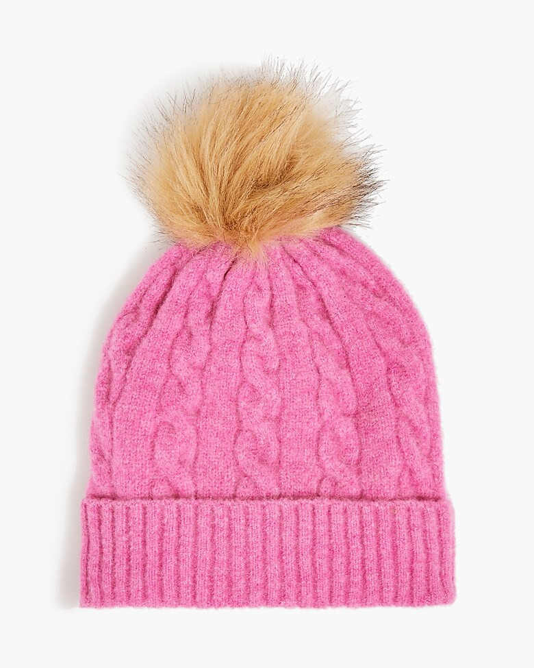 Pom beanie in extra-soft yarn | J.Crew Factory